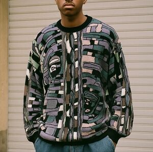 Men's Multicolor Crewneck Sweater